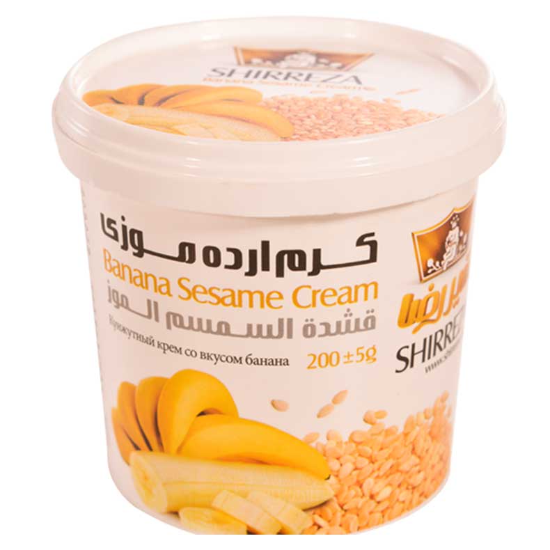 Кунжутный крем с бананом Shirreza 200 гр смотреть