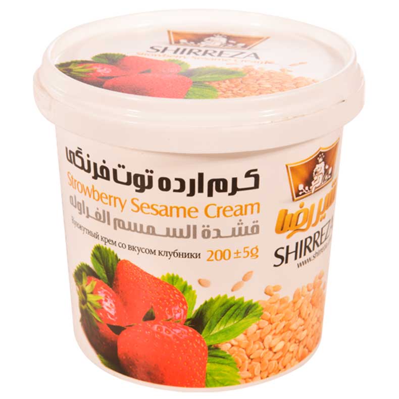 Кунжутный крем с клубникой Shirreza 200 гр смотреть