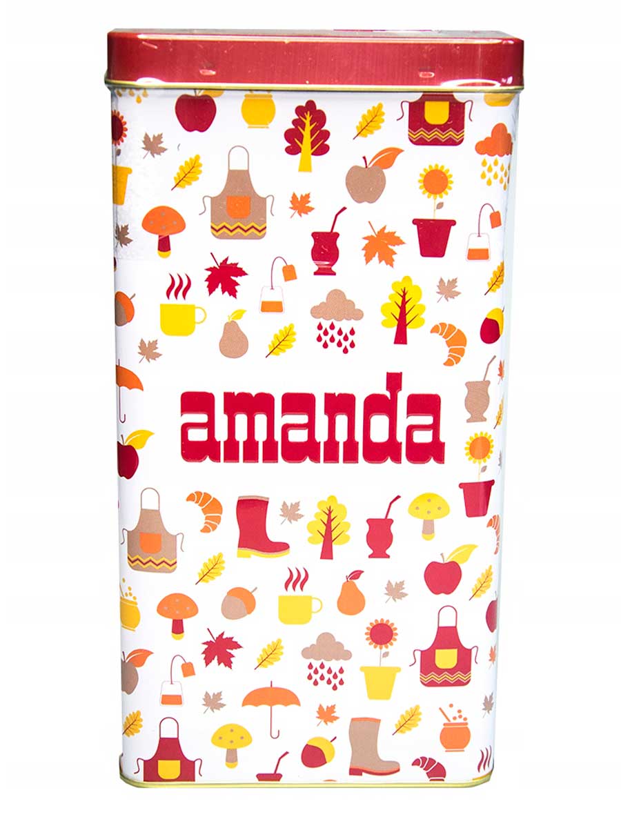 Жестяная банка для мате Amanda (Осень) смотреть фото и купить