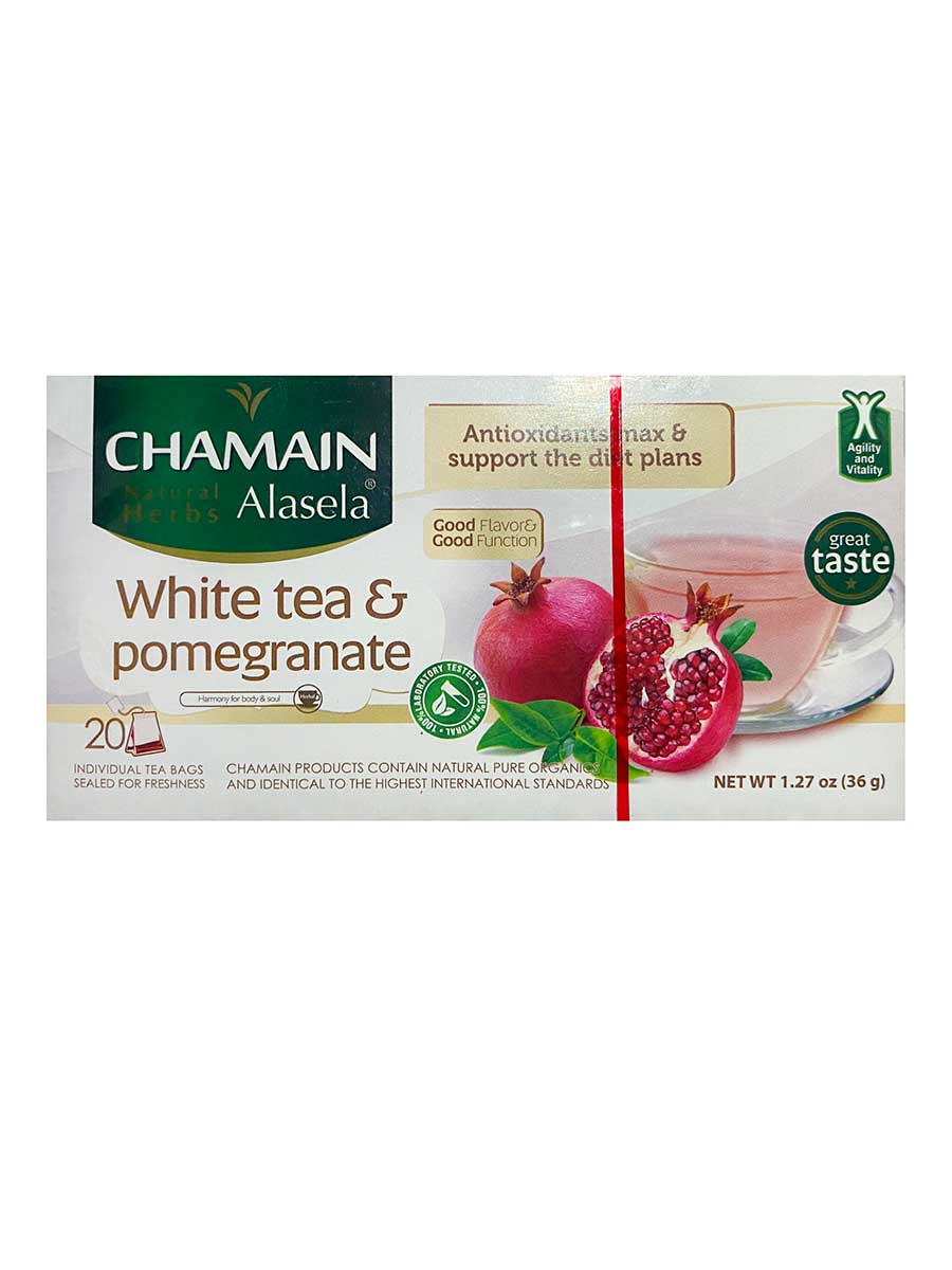 Белый чай с гранатом (Chamain White Tea with Pomegranate) фото