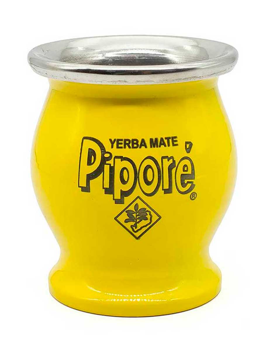 Калабас металлический Pipore (желтый), 150 мл смотреть фото