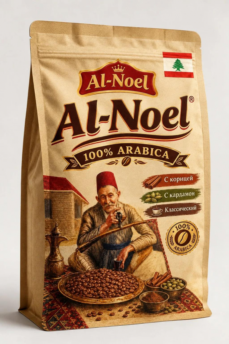 Настоящий арабский кофе «Café Noel Корица», 200 гр фото