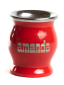 Калабас металлический Amanda (красный), 150 мл смотреть фото