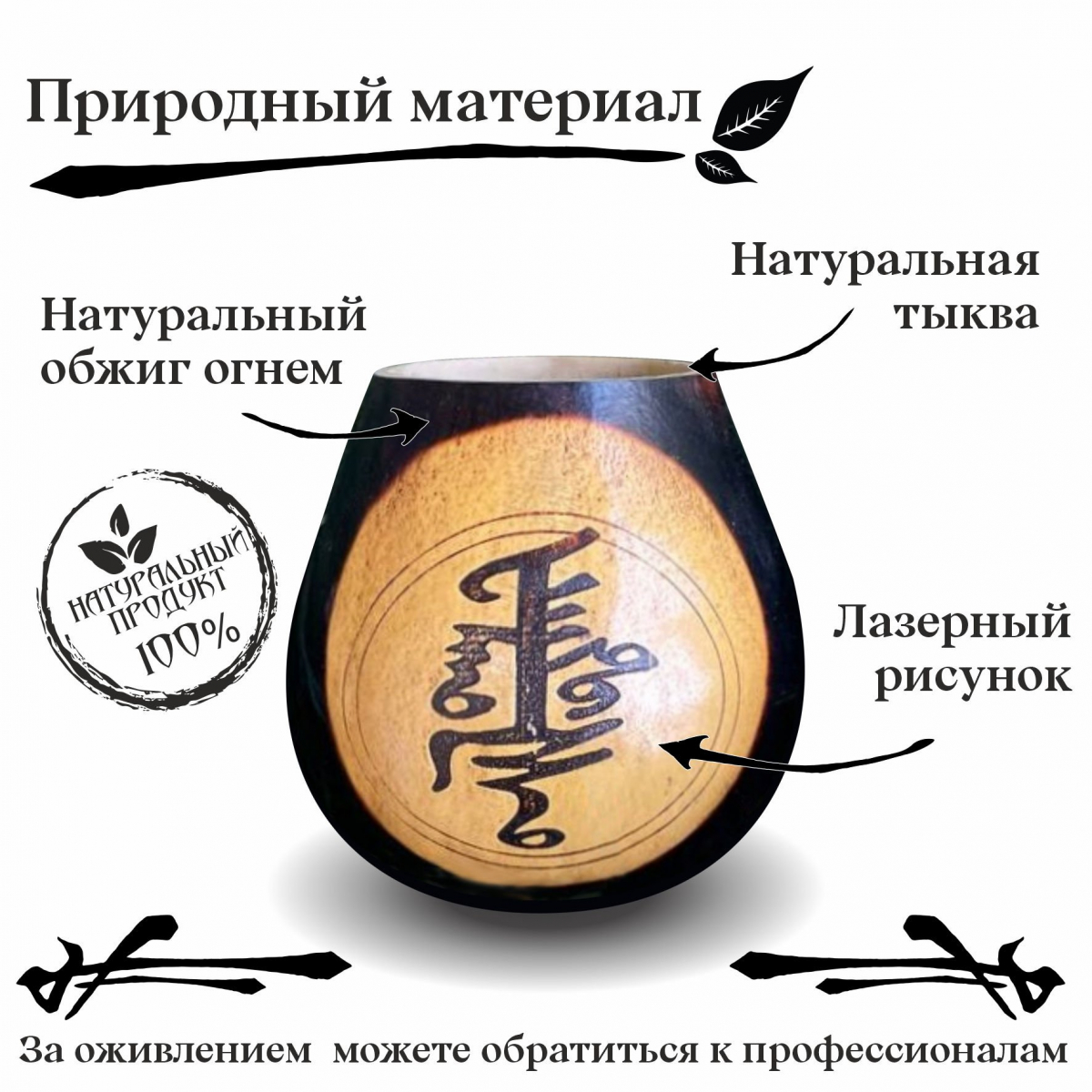 Калабас без ободка с широким горлом Матрица Карьеры и Творчества фото