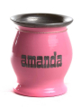 Калабас металлический Amanda (розовый), 150 мл смотреть фото
