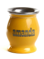 Калабас металлический Amanda (желтый), 150 мл смотреть фото